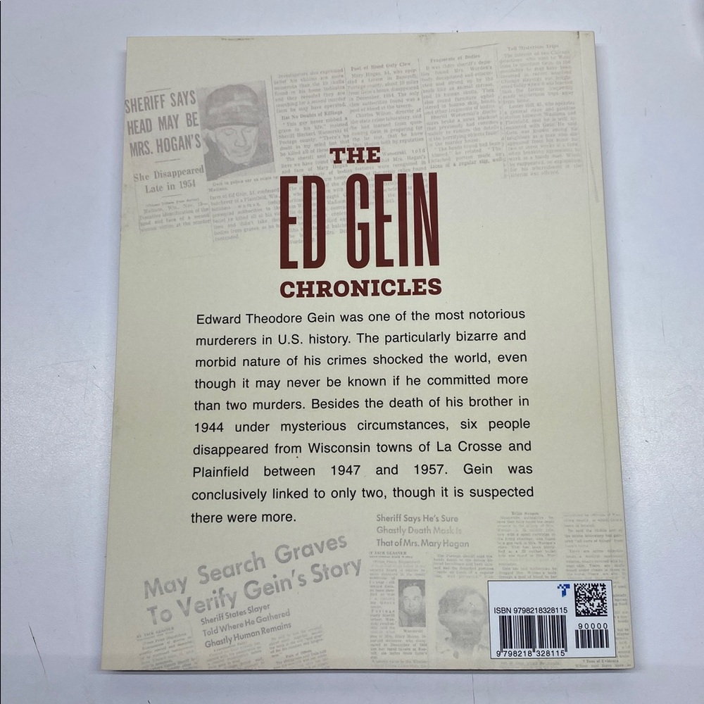 The Ed Gein Chronicles Paperback - Picture 3 of 3